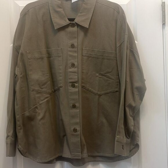 Banana Republic Oversized Twill Shirt– Size Large - Picture 5 of 5